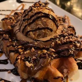 Gofre Con Nutella Con Dulce De Leche