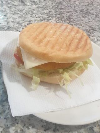 Hamburguesa Normal De Pollo