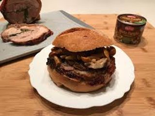 Porchetta e funghi