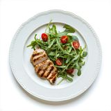 Plato Normal De Pollo Con Ensalada