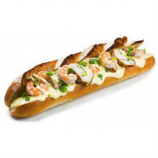 Bocadillo Entero De Pollo Gambas