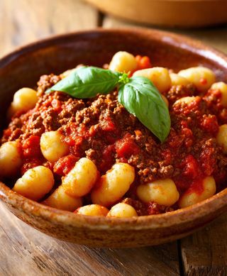 Gnocchi po Bolońsku