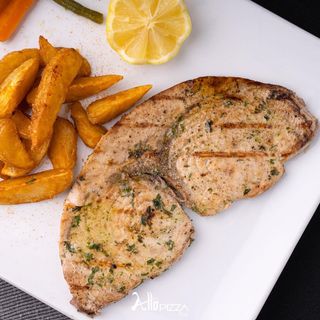 Espadon au feu de bois Crème Champignon