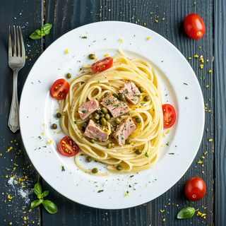 Spaghetti z tuńczykiem