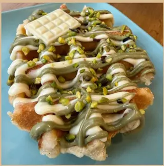 Gofre cremino pistacho