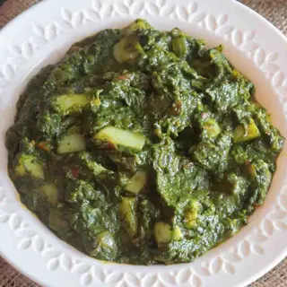 Saag Bhaji (Opción Vegana)