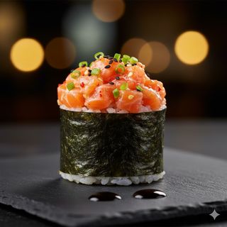 Gunkan spicy salmone 2Pz.