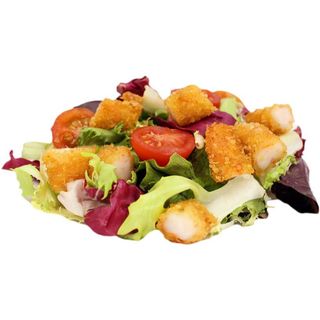 9. Amanida Amb Llagostí Arrebossat