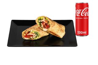 Cezar tortilja + Coca Cola 0,33l