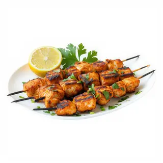 Plato Tandoori Sheek Kebab De Pollo
