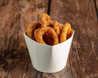 Krążki Cebulowe 12 szt. + sos american