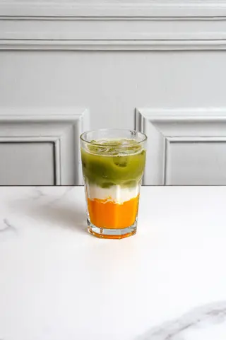 Matcha Latte Mangue glacé