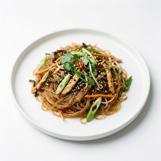 Fideos De Celofán Fritos