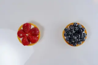 Тарт с голубикой