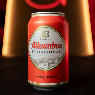 Cerveza Alhambra Tradicional Lata 33cl.