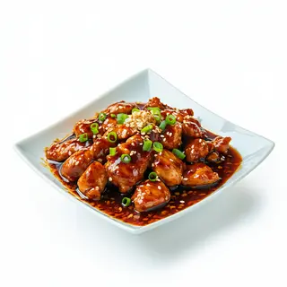 79.Pollo asado con patata fritas