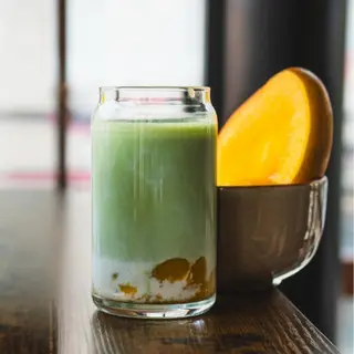 mango ice matcha