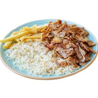 Plato Combinado De Arroz Basmati