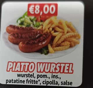 Piatto wursel 