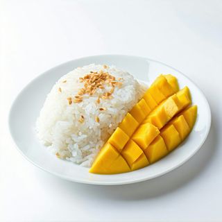 Sticky Coconut Rice And Mango