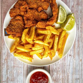 Fish Cutlet and Fries