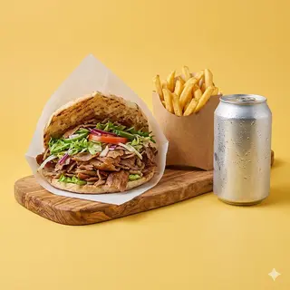 Panino kebap menù