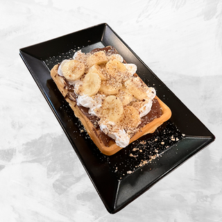WAFFLE nutella banana