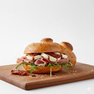 Brioche salata farcita