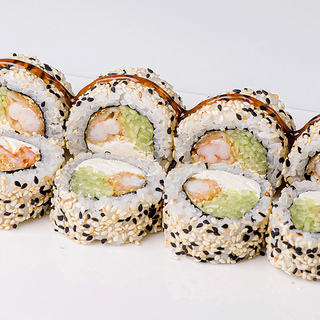 Креветка в кунжуті