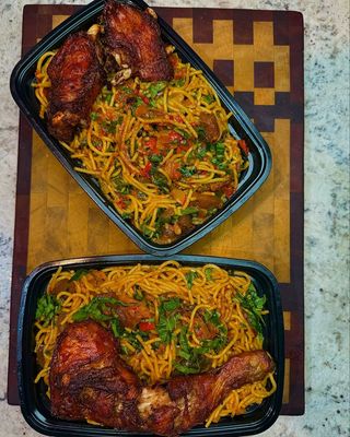 Native Spaghetti, Beans & Protein