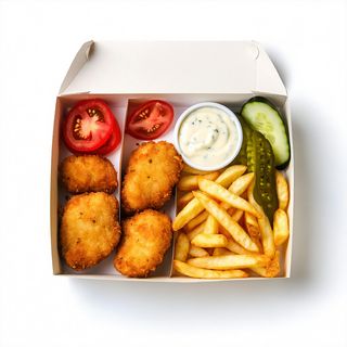 Офис бокс с пилешки хапки 350г