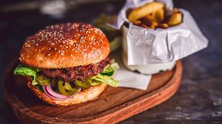 Hot burger