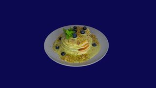 Pankejki z sosem pistacjowym