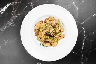 Fettuccine al Funghi Porcini