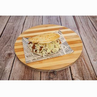 Arepa de ternera con queso costeño