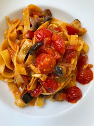 Tagliatelle con verdura