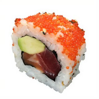 Tobiko uramaki (8 uds.)
