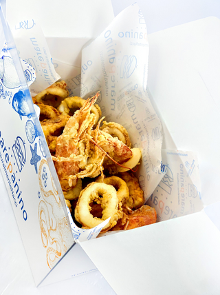 Frittura di gamberi e calamari