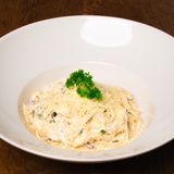 Pasta sa pršutom i spanaćem