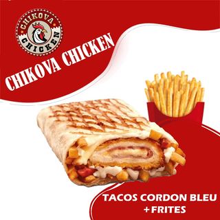 Tacos Cordon Bleu avec Frites