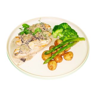 Pollo al funghi