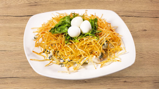 Салат "Гнездо глухаря"