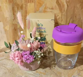 Desayuno con flores 