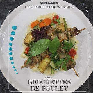 Brochette de  poulet 