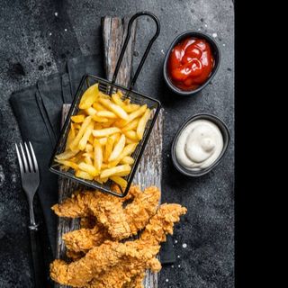 Pechuga de pollo rebozada 