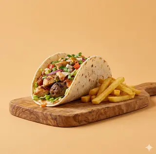 Tacos maxi a scelta con patatine