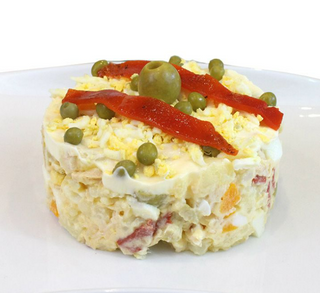 Ración de ensaladilla rusa