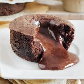 Coulant de chocolate negro