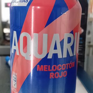Aquarius Melocotón Rojo lata 330ml.