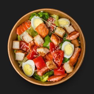 Салат Цезар з лососем(210 г)